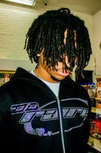 Load image into Gallery viewer, Rafa Rare Full Zip Rhinestone Hoodie